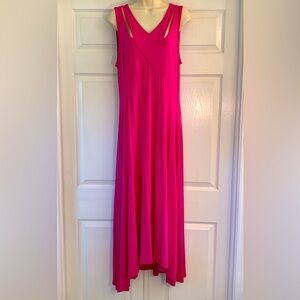 JM Collection Pink Maxi Dress   sz M